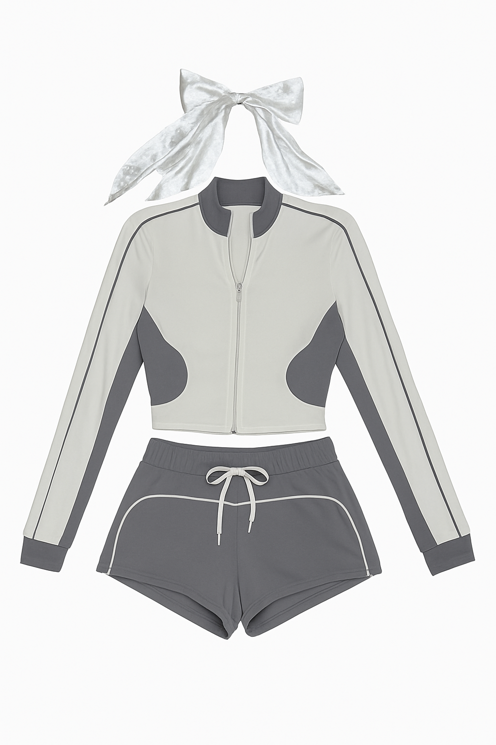 SculptFit Zip-Up Two-Piece Set