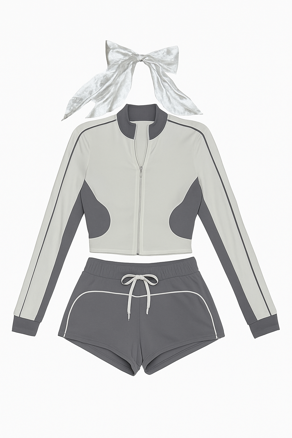 SculptFit Zip-Up Two-Piece Set